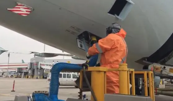 waste tank disposal at the the airport