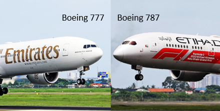 Boeing 787 vs Boeing 787