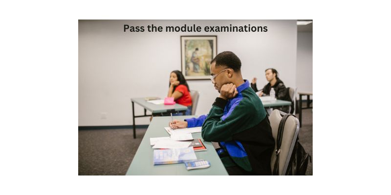 Pass the module examinations