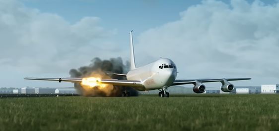 aircraft engine fire